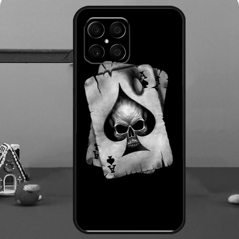 

Ace of Spades Case For Honor Magic 8 7 6 Pro Honor 200 400 70 90 Lite X8c X8b X9a X9b X9c X9d Win RT Coque Honor 90