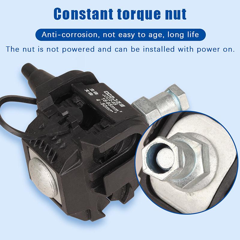 1Pc Insulation Piercing Connector 1Kv No Peeling Piercing Clamp High Low Voltage Cable Splitter Insulation Piercing Connector