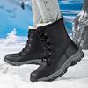 Women Ankle Boots Lace-Ups Plush Warm Design Daily Winter Walking Shoes Outdoor Fashion Men Shoes Zapatos Hombre