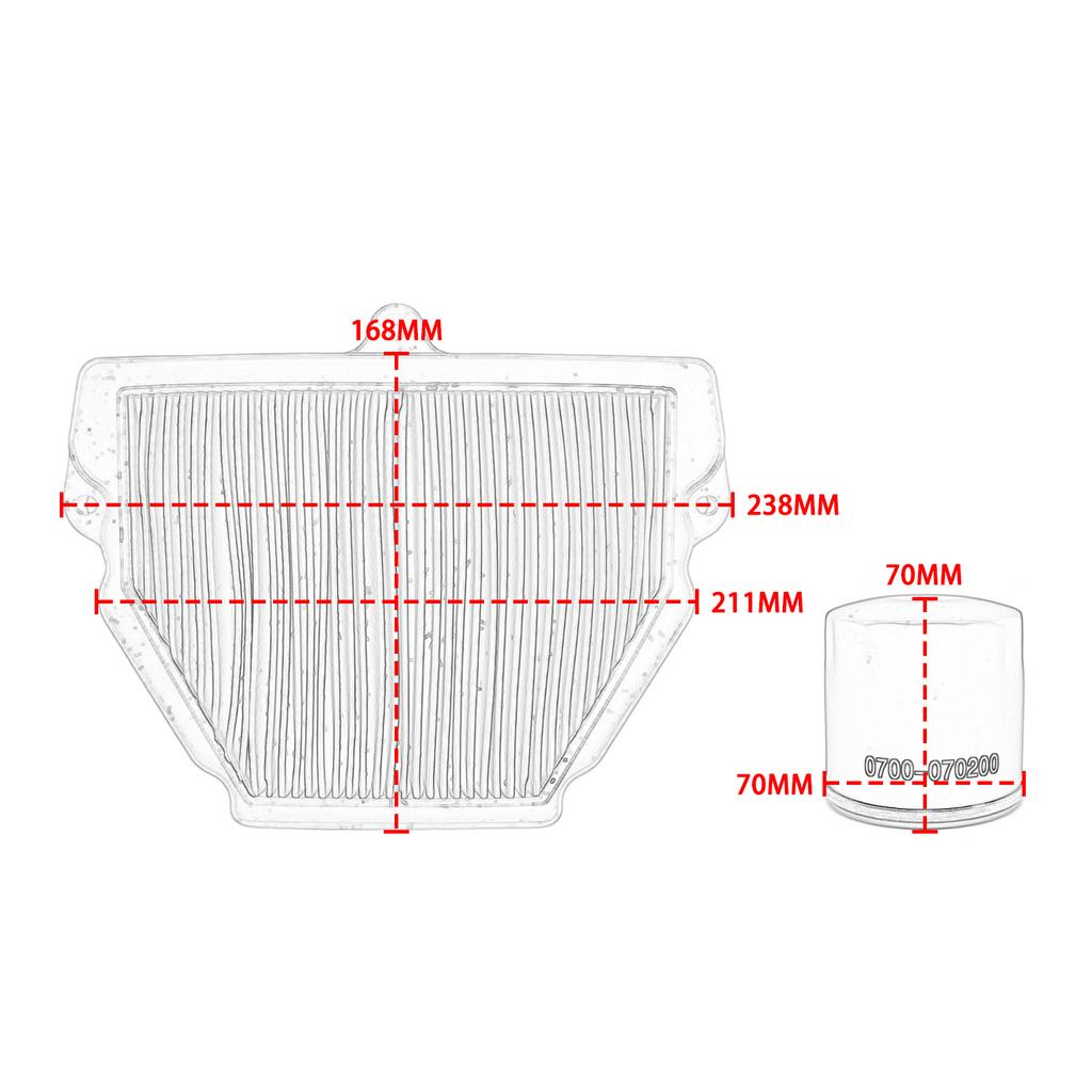 Accessories Moto Original Oil Element filter Air Filter combination oil filter For CFMOTO 675SRR 675SS 675NK 675 SRR SS NK
