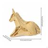 Ceramic Animal Figurine Nordic Contemporary Decoration Shiny Finish Dog for