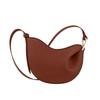 2026 New Women's Bag Leather Fashion Cross Shoulder Underarm Bag Single Shoulder Crescent Bag