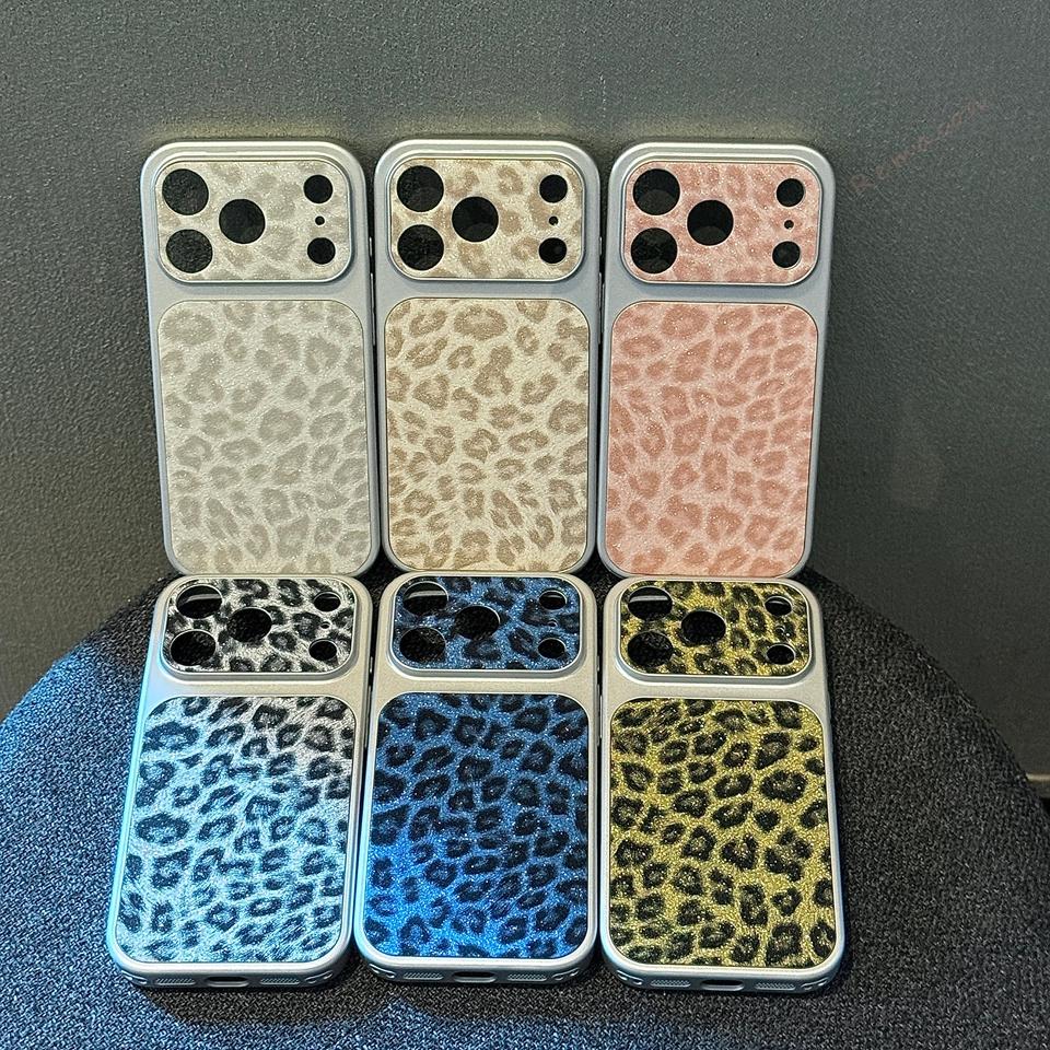 New Big Windows Leopard Phone Case For For Iphone 17 Air 11 12 13 14 1 16 Pro Max Plus Official Leather Len Camera Protector Cover