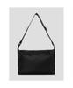 High-Density Nylon Crossbody Bag Black