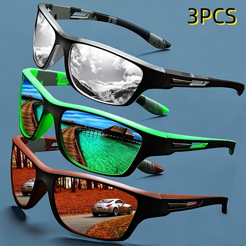 3pcs Lunettes de Mode Colorées Décontractées pour Hommes et Femmes - Ventes Adaptées pour le Port Quotidien et les Cadeaux