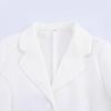 2025 Spring Women's European & American Style Casual Single-Breasted White Blazer