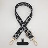 Retro Leopard Print Mobile Phone Bag Lanyard Adjustable Length Crossbody Neck Rope Anti-drop Universal Luggage Shoulder Strap