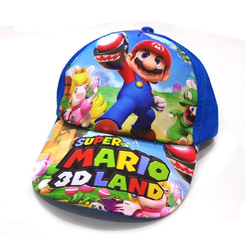 16 hues Super Marios Bros Animation Design Headwear Luigi Embroidery Animation Figure Peripherals Baseball Cap Shade Sun Protection kids Presents