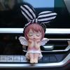 Car Perfume Clip Air Freshener Auto Vent Fragrance Cartoon Solid Parfum Wholesale Cute Angel Doll Automobile Accessories Girl