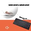USB Mini Keyboard with Chocolate Buttons Stylish and Portable Keyboard for Desktop, Laptop Use At