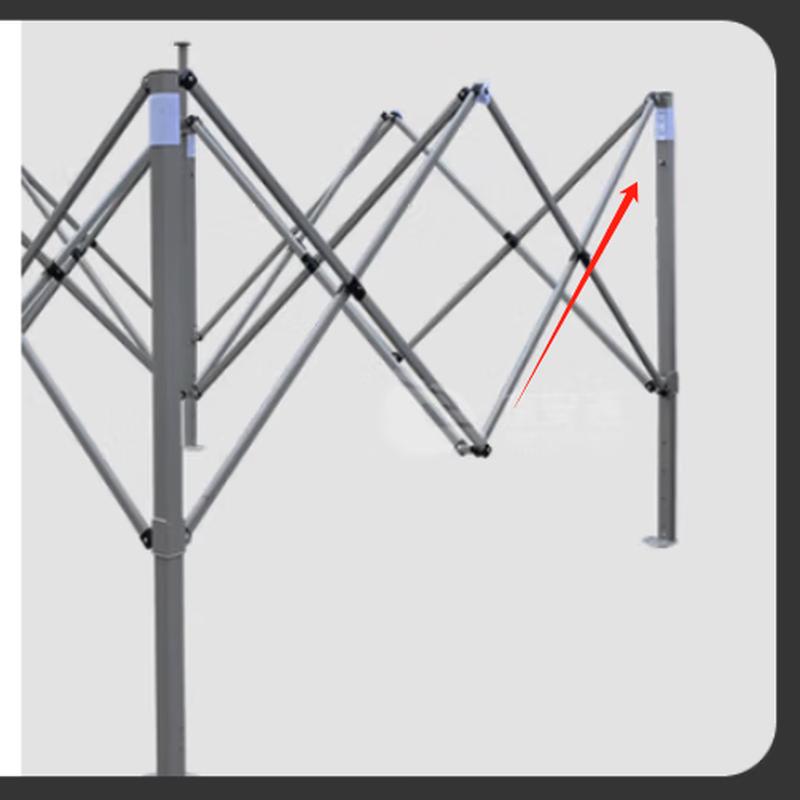 Folding Tent Sunshade Accessory Poles