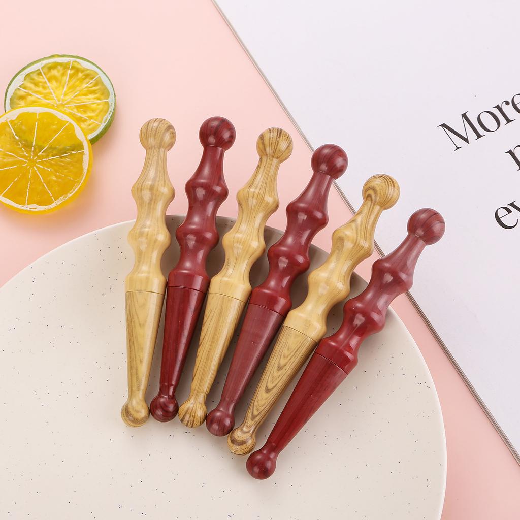 Back To School Season 5pcs Plastic Massage Rod Shaped Ballpoint Pen Sole Foot Massage Rod Shaped Ballpoint Pen Reinforce Rod Shaped Ballpoint Pen