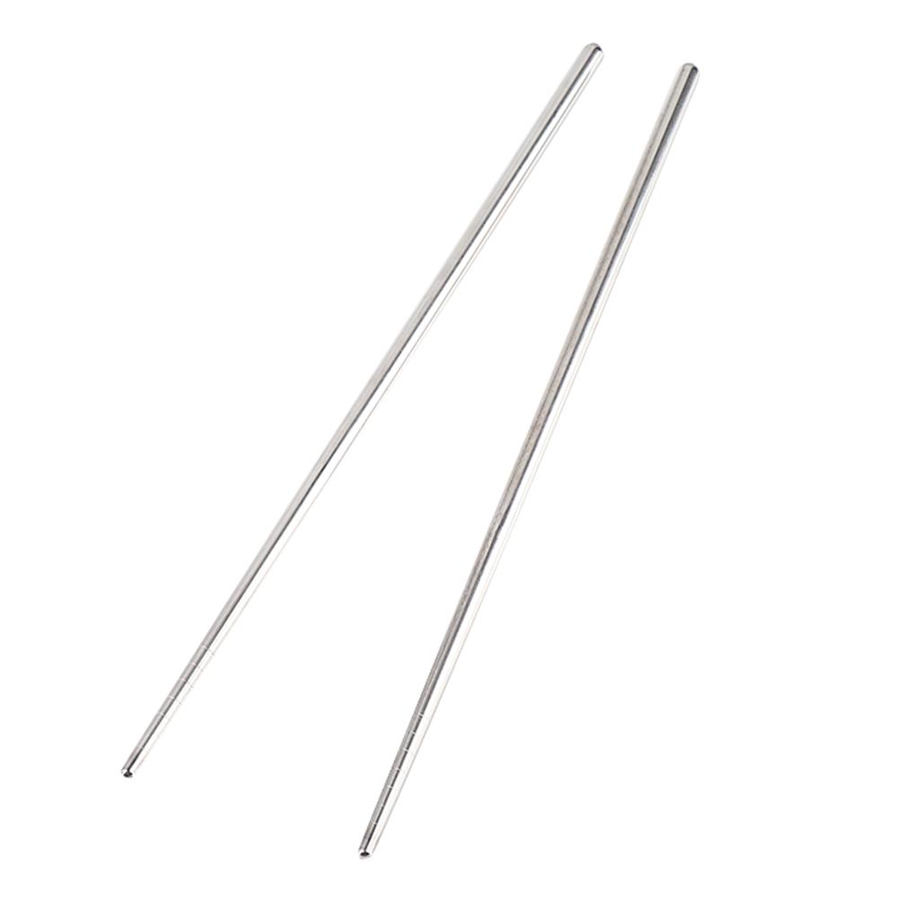 

Healthy Hollow Tableware Non-slip Chop Stick Chopstick Stainless Steel срібний