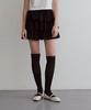 ODER Wrinkle Tiered Skirt-Pants - Black