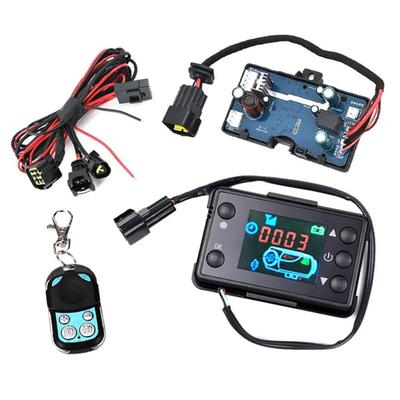 12V 24V vzduchový dieselový ohřívač vzduchu LCD monitor spínač, řídicí deska základní desky s dálkovým ovládáním pro ovládání parkovacího topení v autě