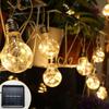 5M LED Solar Bulb String Light Outdoor Garden Waterproof Fairy Lights Garland Lawn Lamp Wedding Party Home Decoration Solar Lamp