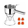 Pancake Batter Dispenser with Stand Control Stainless Steel Funnel