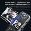 1080P Body Camera with Audio and Video Recording Wearable Body Cam Mini Webcam 180 Degrees  Rotatable Lens