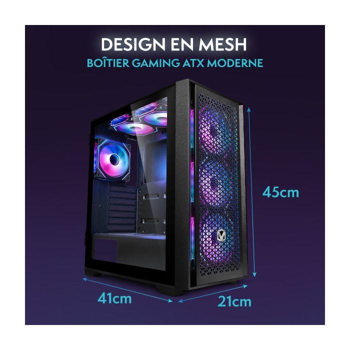 Vibox I-91 PC Gamer • AMD Ryzen 3 3200G 4,0 GHz • Radeon Vega 8 • 8 Go RAM • 480 Go SSD • Linux OS • WiFi