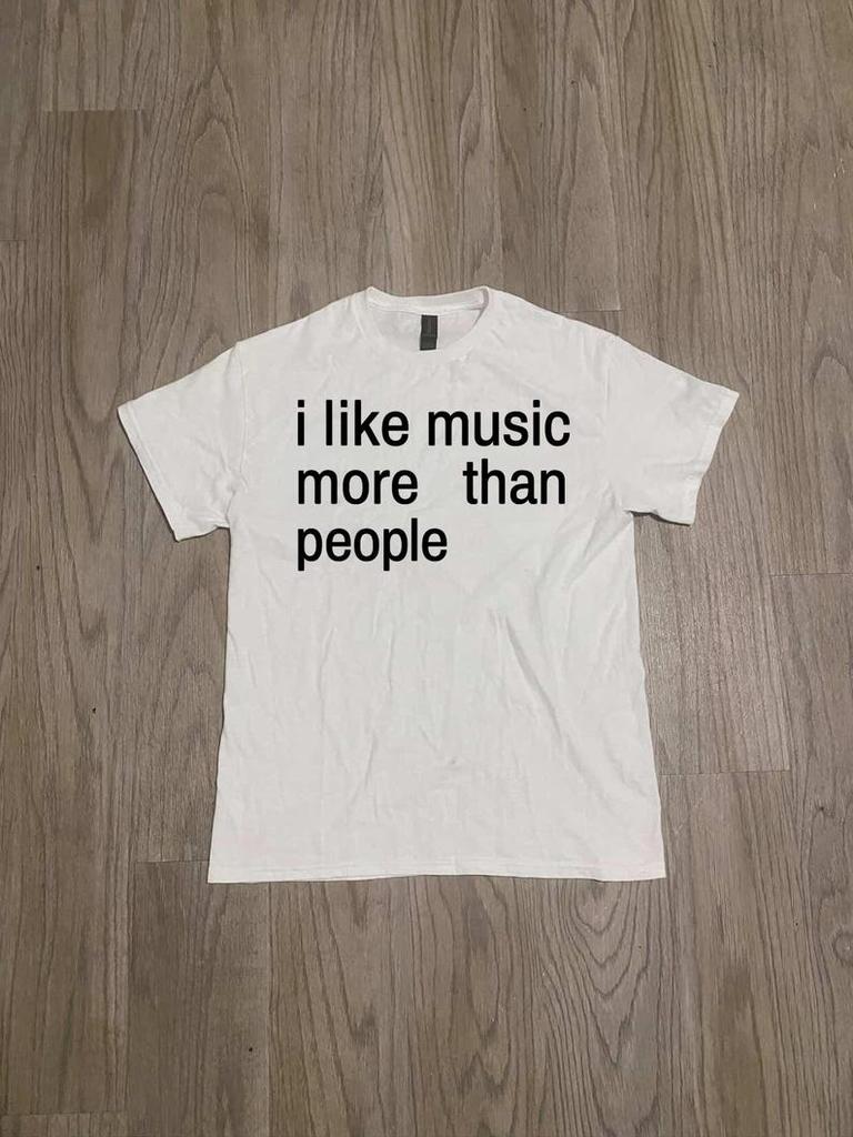 Music Lovers Casual Tshirt Cotton Graphic Oversized Unisex Tshirt Streetwear Trendy Cotton Y2k Short Sleeves Couples Classic