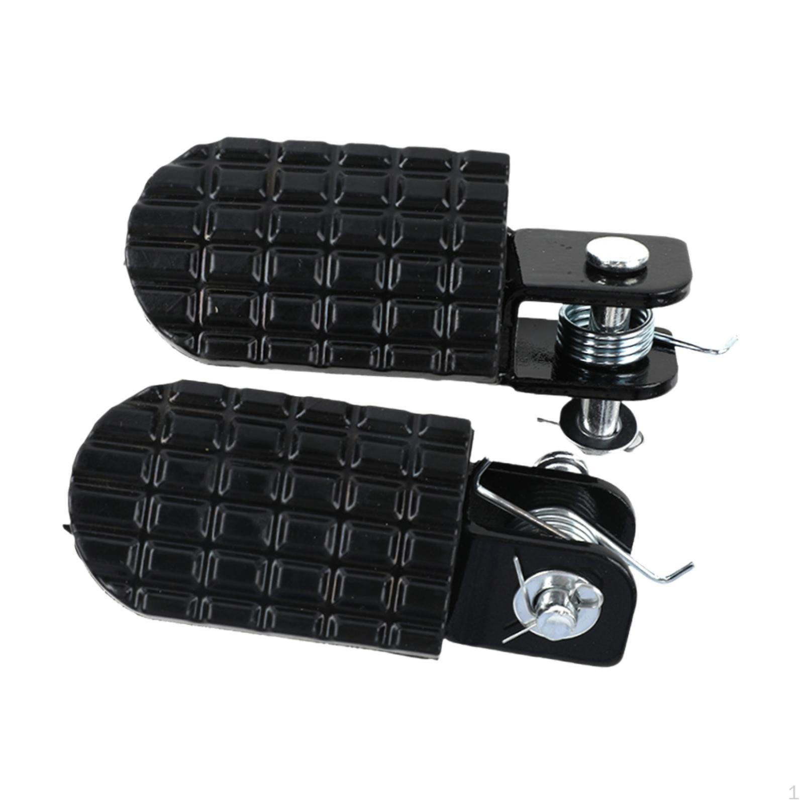 

Motorcycle Foot Pegs Passenger Footpegs Motorbike Parts Nonslip Stylish Footrest Pedals Left and