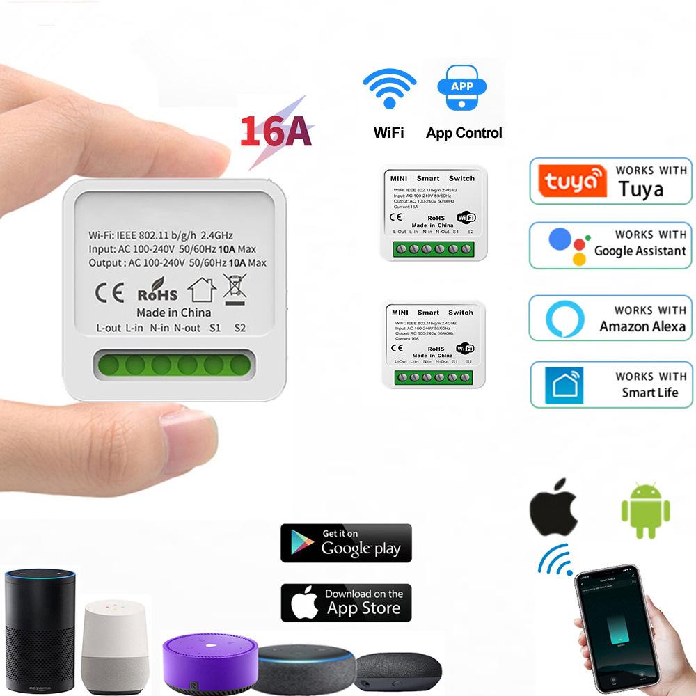 Graffiti Smart WiFi Circuit Breaker Switch with Alexa Voice Control and DIY Timer for Home Lights