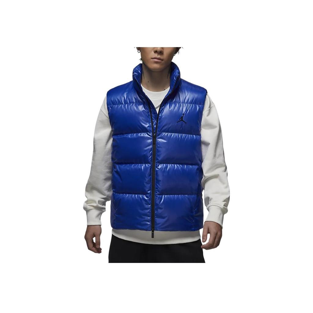 Jordan Flight Logo Stand Collar Warm Comfortable Vest Men Vest Game-Royal FV7274-480