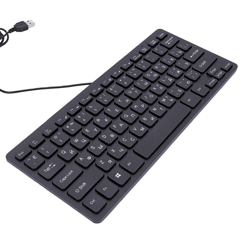 Minority Language Keyboard USB Interface 1.35 Meters Long Wired Keyboard for Computer Laptop Russian