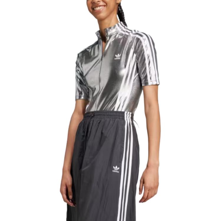 adidas Originals Adylenium Season 2 Bodysuit Jumpsuit Women's Silver JM9257