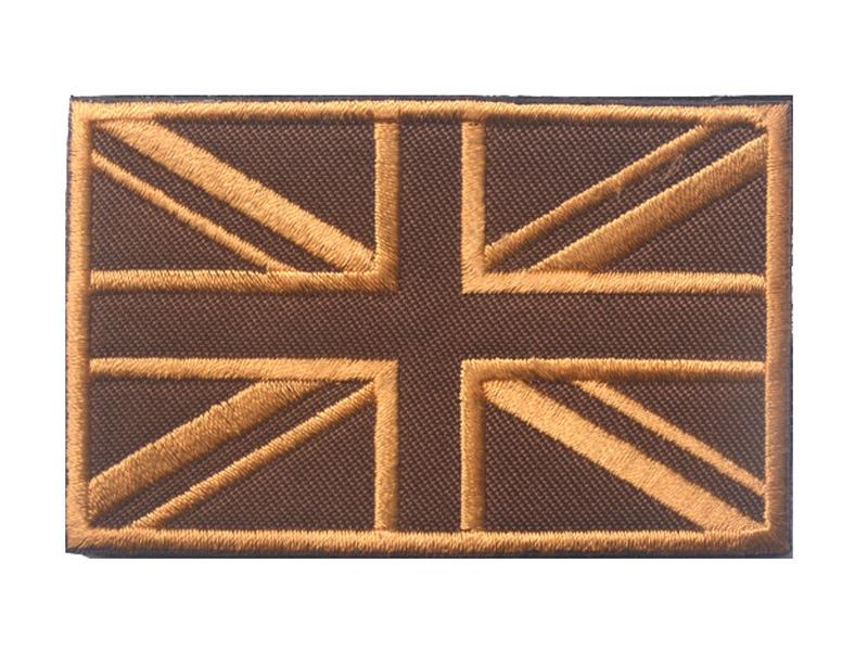 UK-Flagge Aufnäher Gestickt Klettarmband - Strapazierfähiger Stoffaufkleber