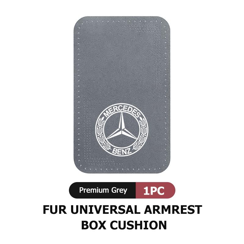 UMEG7 Car Styling Leather Armrest Box Pad Center Console Protector Interior Accessories For Benz AMG VIANO GLB GLC W108 W124 W126 W169