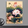 Traditonal Chinese Style Lotus Flower Lotus Leaf Canvas Painting Posters and Prints Wall Art Picture for Living Room Home Decor