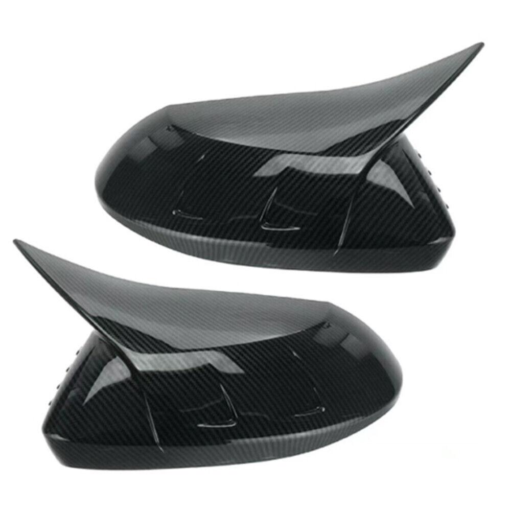 For Toyota Corolla -2023 Car Rearview Side Mirror Cover Horn Wing Cap Exterior Door Rear View Case Trim Shell Housing Add