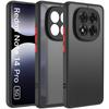 Silicone Case for Xiaomi Redmi Note 14 Pro 5G / Xiaomi Poco X7 5G, with Camera Protection, Matte Black