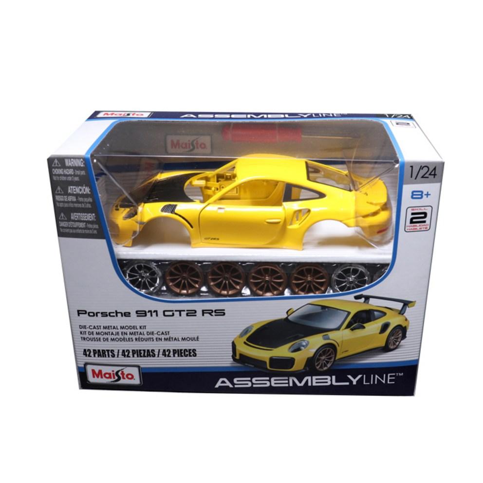 Maisto 1:24 Porsche 911 GT2 RS Assembly Version Diecast Model Car, Mixed Colors