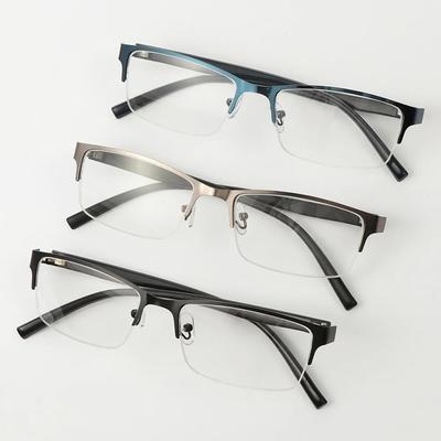 Square Frame Business Myopia Glasses Vintage Eye Protection Ultra Light Eyeglasses Vision Care 100~600 Diopter