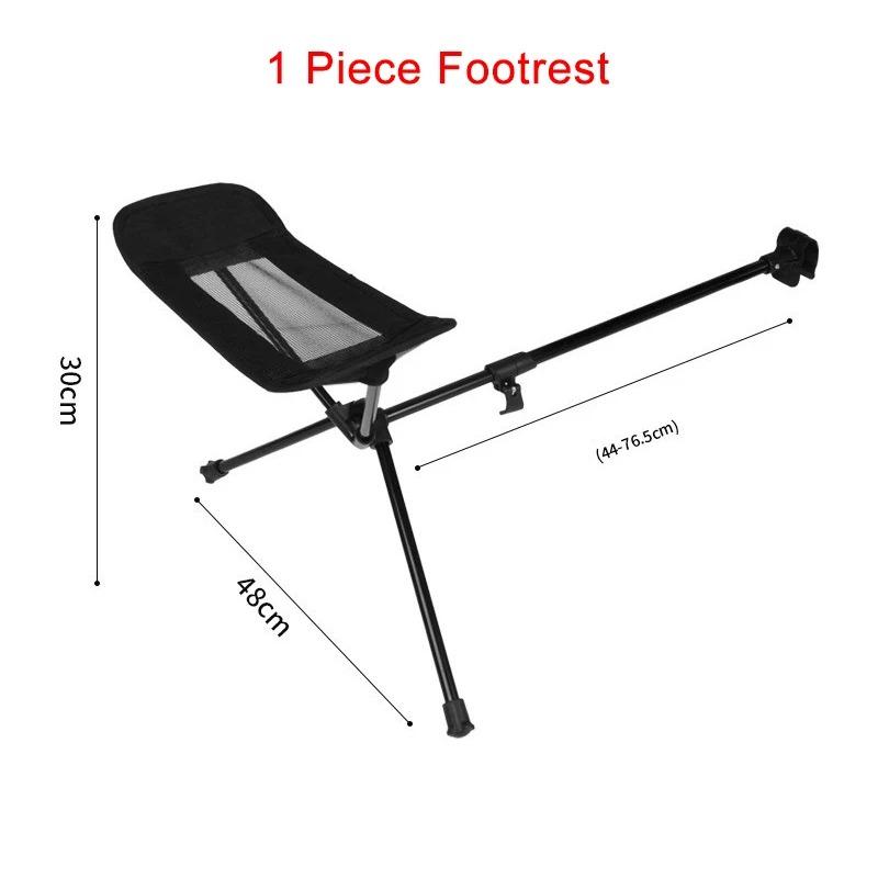 Outdoor Camping Chairs Folding Moon Chair Detachable Portable Beach Fishing Picnic BBQ Chair Ultralight Aluminum Chair Lightweight Extended Seat
