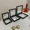 10 ks PE fóliový box na šperky 3D obalový box Samostatně stojící Plovoucí rámeček Kroužek s membránou Držák na vystavení náušnic a náhrdelníků