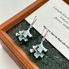 Elegant Ginkgo Leaf Earrings for Women, Luxurious Design, Fashionable Dangle Style with Cool Ear Hooks