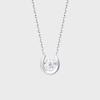 Lucky You Dancing Stone Stella Silver Necklace N0141
