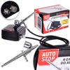 Kompresor Do Aerografu Zestaw Aerograf 0,3Mm Wąż Auto Stop Cichy