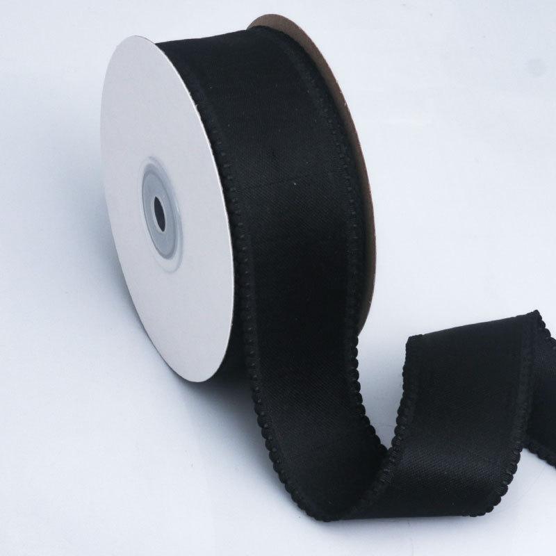 Handmade Romantic and Cozy Solid Color Lace Polyester/cotton Ribbon Handmade DIY Bow Hair Accessories Baking Birthday Cake Handbag Decorative Ribbon