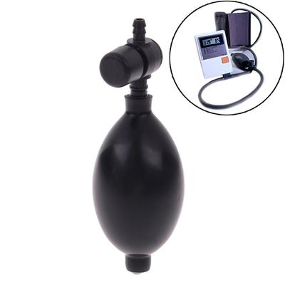 Schwarzer medizinischer Blutdruckmessgerät-Tonometer-Kugelersatz, manuelles Aufpumpen, Blutdruck-Latex-Birne mit Luftablass
