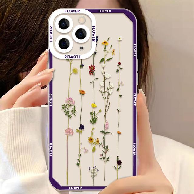 Průhledný kryt na telefon pro pouzdra na iPhone 11 iPhone 13 Pro Max 11 12 13 14 Plus Mini Xr X Xsmax 7 8 Se 2020 2022 Zadní kryt Měkké pouzdro