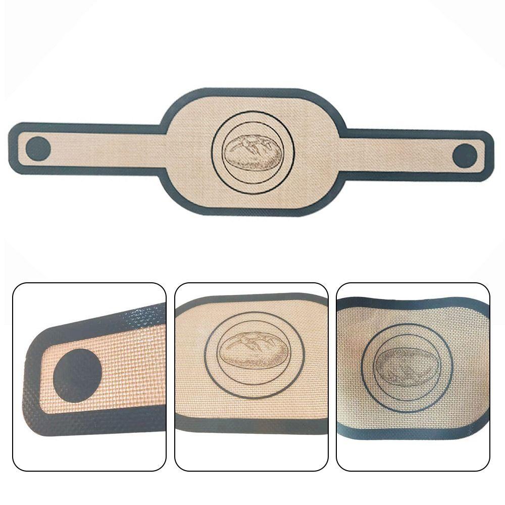Oval Bakery Oven Pad Non-Stick Bread Sling Reusable Silicone Baking Mat  Kitchen Baking