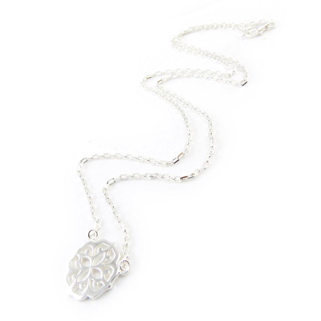 Les Trésors De Lily [J0865] - Silver 'Choreography' Silver Necklace (rhodium-plated) - 13 Mm