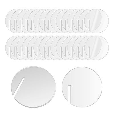 30 Acryl Ronde Drankhangers voor Bruiloften & Feesten - DIY Beker Rand Decoraties