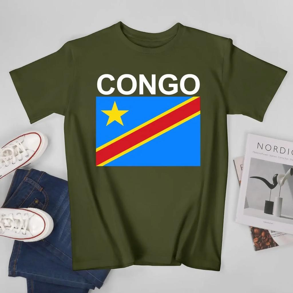 Unisex Unisex Democratic Republic of Congo Flag Premium Tshirt Tees T Shirts WoUnisex Boys 100 Cotton TShirt