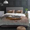 Steampunk Airship Retro Style Bedding Set 3pcs Duvet Cover Pillowcase Kids Adult Quilt Cover Double Bed Set Home Textile