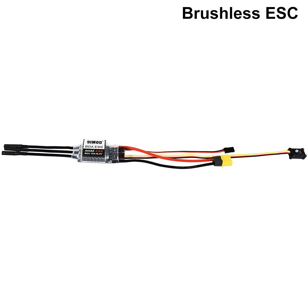

9IMOD RC Brushless Combo AM32 80A ESC 3542 1850KV/2250KV Brushless Motor Gearbox for Axial SCX10 RC Crawler Car Upgrades Parts